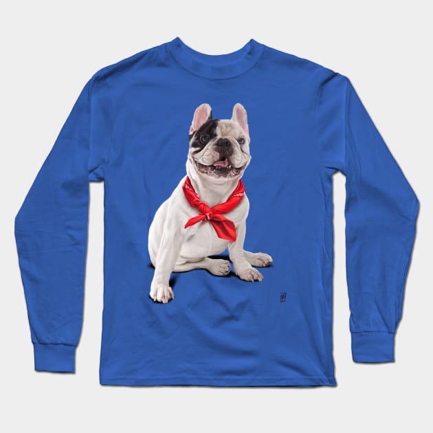 Frenchie Long Sleeve T-Shirt by RobArt